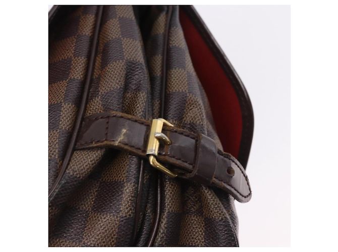 LOUIS VUITTON Damier Ebene Saumur 30 Shoulder Bag SPO N48081 LV Auth 196874 - vista 20