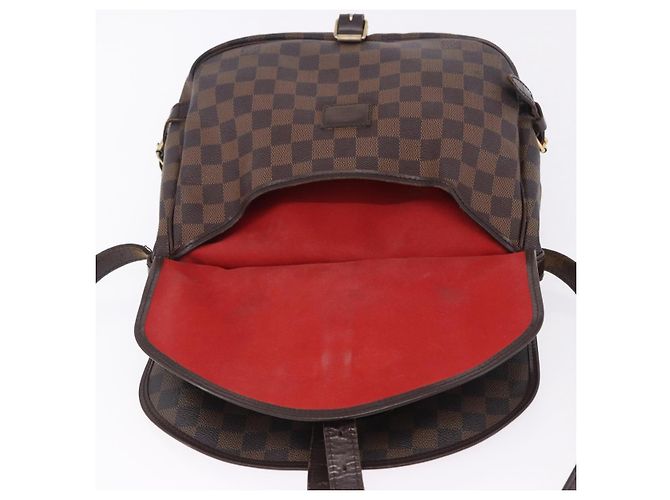 LOUIS VUITTON Damier Ebene Saumur 30 Shoulder Bag SPO N48081 LV Auth 196874 - vista 21