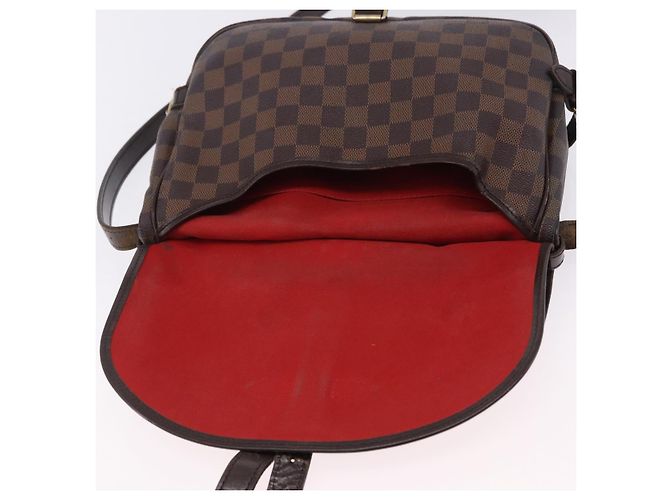 LOUIS VUITTON Damier Ebene Saumur 30 Shoulder Bag SPO N48081 LV Auth 196874 - vista 25
