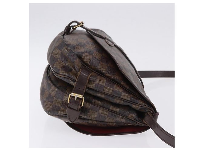 LOUIS VUITTON Damier Ebene Saumur 30 Shoulder Bag SPO N48081 LV Auth 196874 - vista 3