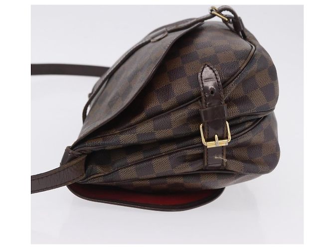 LOUIS VUITTON Damier Ebene Saumur 30 Shoulder Bag SPO N48081 LV Auth 196874 - vista 4