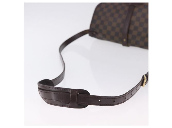 LOUIS VUITTON Damier Ebene Saumur 30 Shoulder Bag SPO N48081 LV Auth 196874 - vista 7