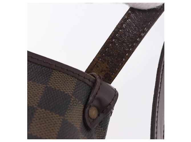 LOUIS VUITTON Damier Ebene Saumur 30 Shoulder Bag SPO N48081 LV Auth 196874 - vista 9