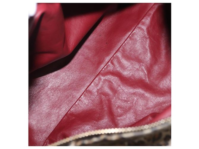 Bottega Veneta Borsa a tracolla BOTTEGAVENETA Satin Brown Gold Tone Auth SW2678V - vista 10