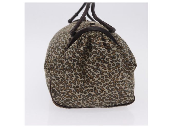 Bottega Veneta Borsa a tracolla BOTTEGAVENETA Satin Brown Gold Tone Auth SW2678V - vista 3