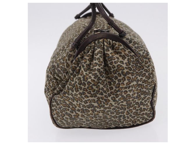 Bottega Veneta Borsa a tracolla BOTTEGAVENETA Satin Brown Gold Tone Auth SW2678V - vista 4