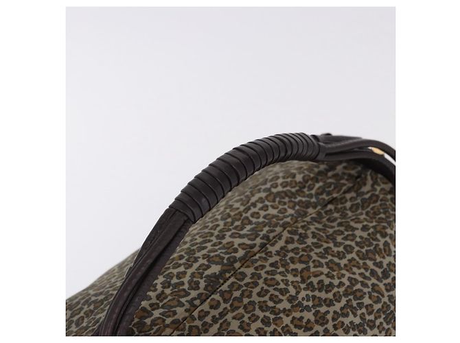 Bottega Veneta Borsa a tracolla BOTTEGAVENETA Satin Brown Gold Tone Auth SW2678V - vista 7