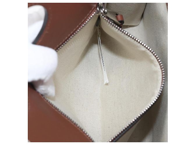 Borsa a mano BURBERRY Canvas 2way Silver Black Auth 202239V Nero Argento - vista 24