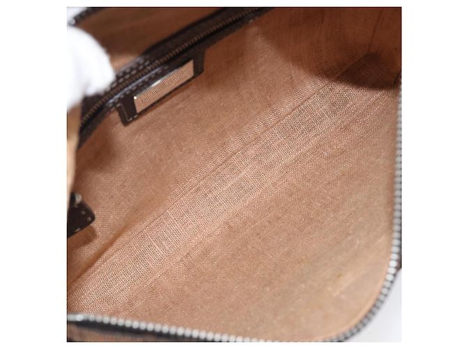 FENDI Zucca Canvas Celeria Schultertasche Schwarz Braun Auth 199921A - Ansicht 10