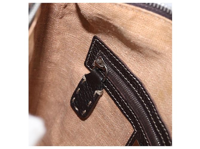 FENDI Zucca Canvas Celeria Schultertasche Schwarz Braun Auth 199921A - Ansicht 22