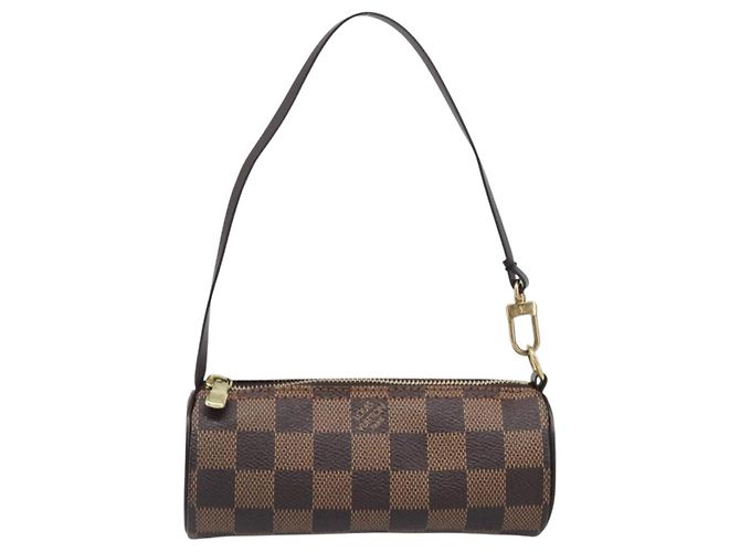 LOUIS VUITTON Damier Ebene Papillon Pouch LV Auth 202021A - vista 13