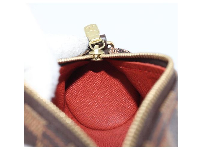 LOUIS VUITTON Damier Ebene Papillon Pouch LV Auth 202021A - vista 18