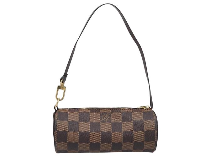LOUIS VUITTON Damier Ebene Papillon Pouch LV Auth 202021A - vista 2