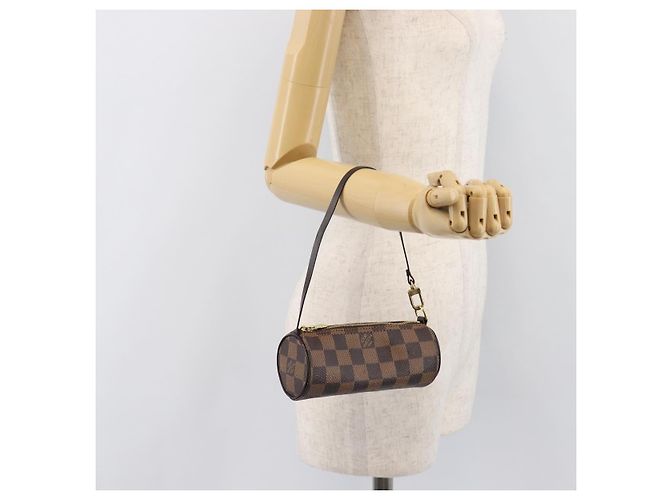 LOUIS VUITTON Damier Ebene Papillon Pouch LV Auth 202021A - vista 20