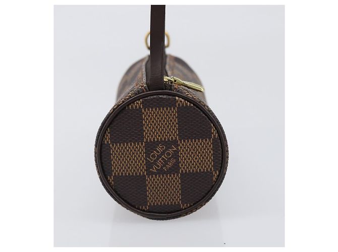 LOUIS VUITTON Damier Ebene Papillon Pouch LV Auth 202021A - vista 4