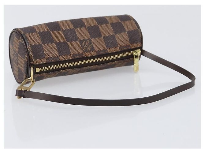 LOUIS VUITTON Damier Ebene Papillon Pouch LV Auth 202021A - vista 7