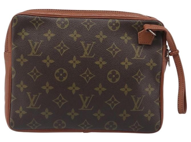 LOUIS VUITTON Monogram Sac Sports Clutch Bag LV Auth 199891A Monogramma - vista 2