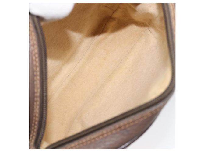 Borsa GUCCI GG Supreme Web Sherry Line PVC Beige Gold 89 02 066 Auth ka6037 D'oro - vista 17