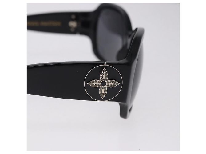 LOUIS VUITTON Ursula Strauss Sunglasses Plastic Black Z0145E LV Auth BA15451V Silvery - view 7