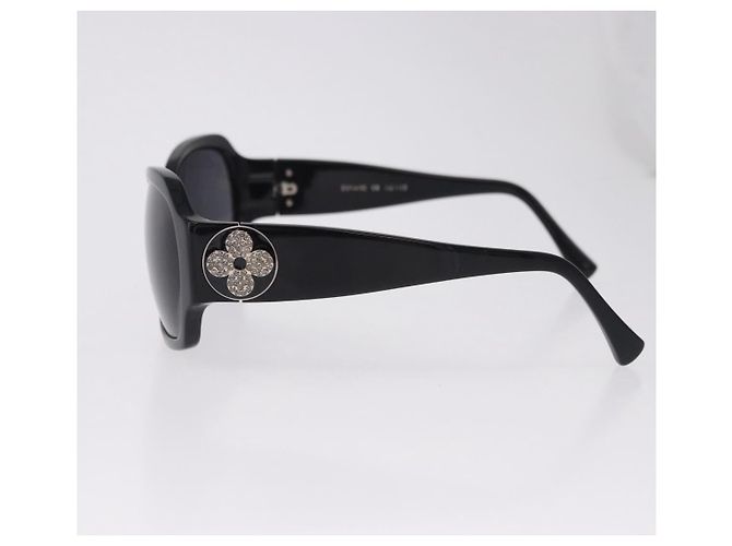 LOUIS VUITTON Ursula Strauss Sunglasses Plastic Black Z0145E LV Auth BA15451V Silvery - view 8