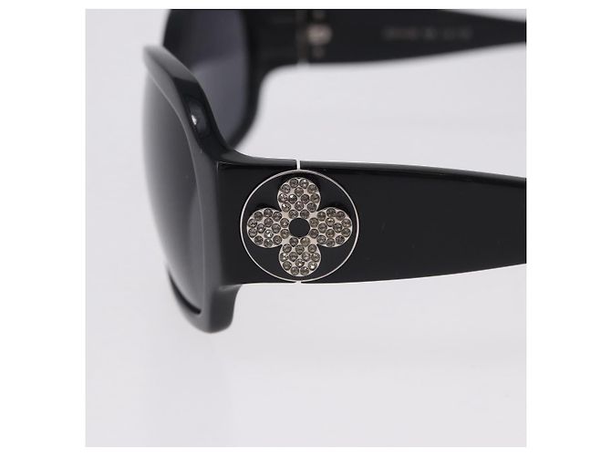 LOUIS VUITTON Ursula Strauss Sunglasses Plastic Black Z0145E LV Auth BA15451V Silvery - view 9