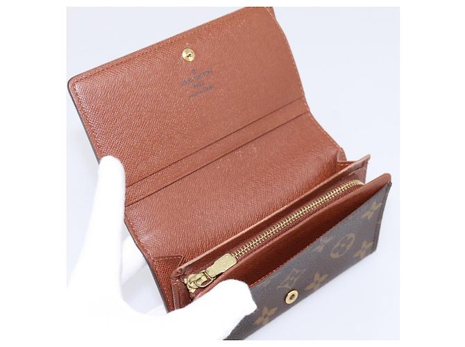 LOUIS VUITTON Monogram Portefeuille Tresol Wallet M61736 LV Auth bs36808 Monogramma - vista 8