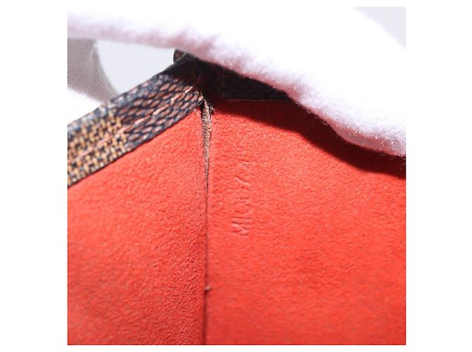 LOUIS VUITTON Damier Ebene Sac Plat Hand Bag N51140 LV Auth 200023A Damier ebène - vue 12