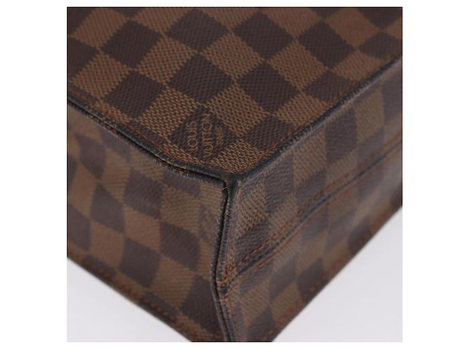 LOUIS VUITTON Damier Ebene Sac Plat Hand Bag N51140 LV Auth 200023A Damier ebène - vue 15