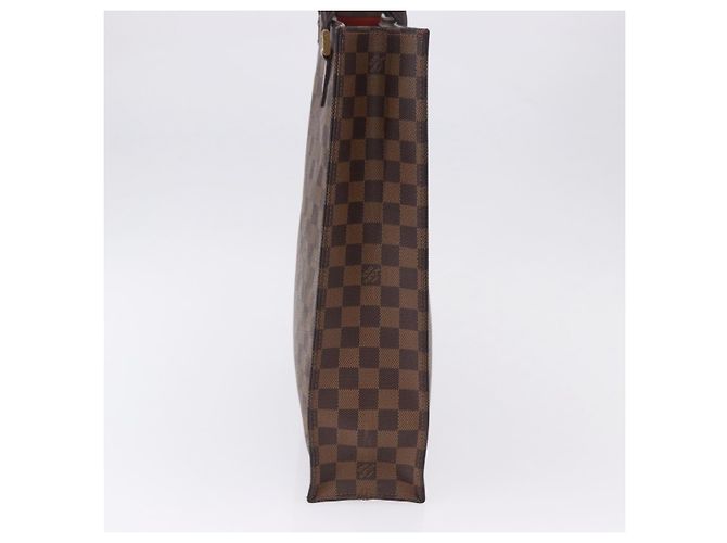 LOUIS VUITTON Damier Ebene Sac Plat Hand Bag N51140 LV Auth 200023A Damier ebène - vue 3