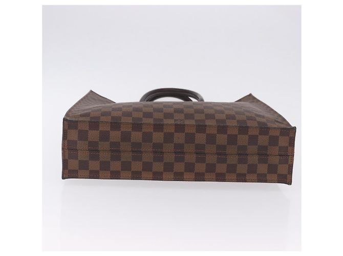 LOUIS VUITTON Damier Ebene Sac Plat Hand Bag N51140 LV Auth 200023A Damier ebène - vue 5