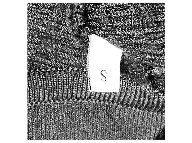 Valentino Garavani Valentino Strickcardigan aus Viskose und Wolle in Schwarz mit Lederbesatz - Ansicht 5