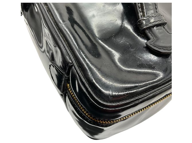 Chanel Black Patent Leather Vanity Case - view 6