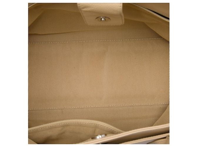 Borsa Tote Shopper Chanel Executive Cerf Medium in vitello marrone - vista 4