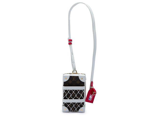 Borsa telefono Soft Trunk Louis Vuitton NBA Monogram Marrone - vista 4
