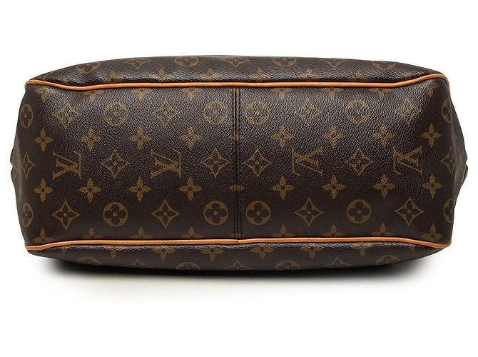 Borsa Tote Louis Vuitton Monogram Delightful PM Marrone - vista 3