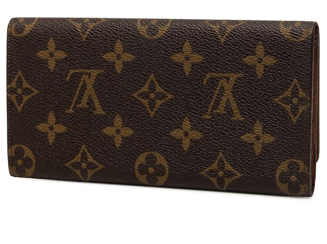 Carteira Longa Louis Vuitton Monogram Porte Yen Castanha Marrom - vista 2