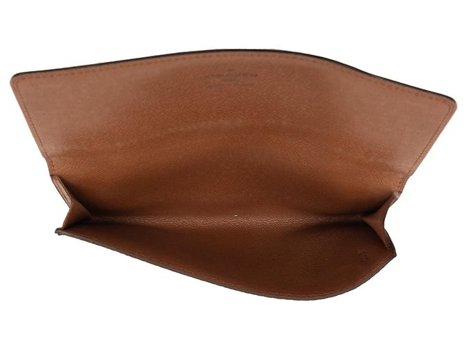 Carteira Longa Louis Vuitton Monogram Porte Yen Castanha Marrom - vista 4