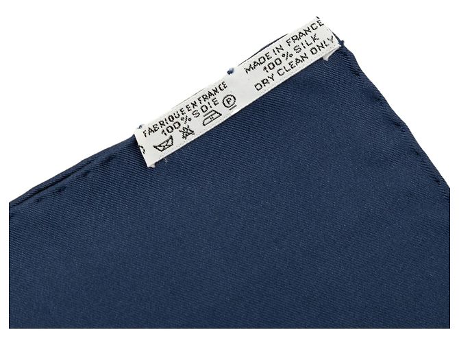 Foulard di seta Hermès Brides de Gala Blu 90 - vista 4