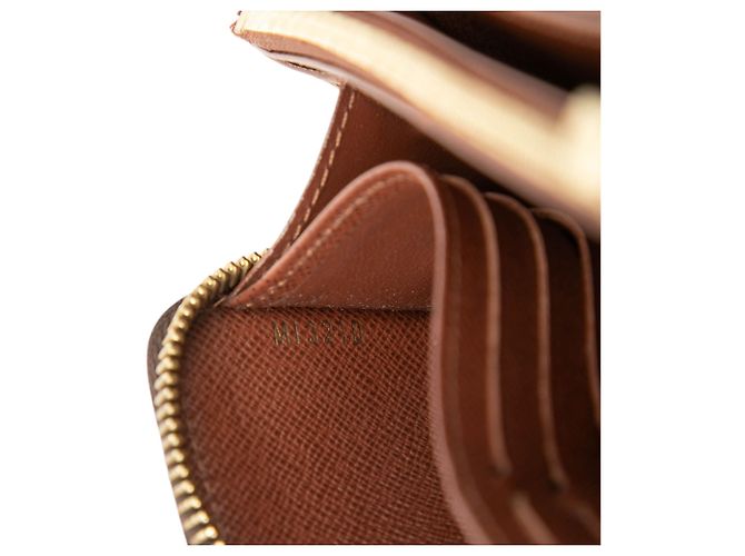 Cartera larga Zippy Monogram Louis Vuitton marrón Castaño - vista 6