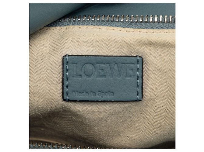Borsa Puzzle LOEWE Medium in pelle di vitello blu - vista 5