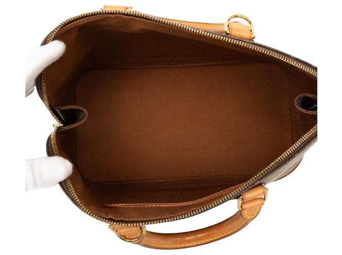 Borsa a mano Louis Vuitton Monogram Alma PM Marrone - vista 4
