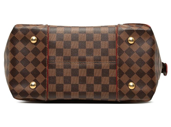 Borsa Tote Louis Vuitton Damier Ebene Caissa MM Marrone - vista 3