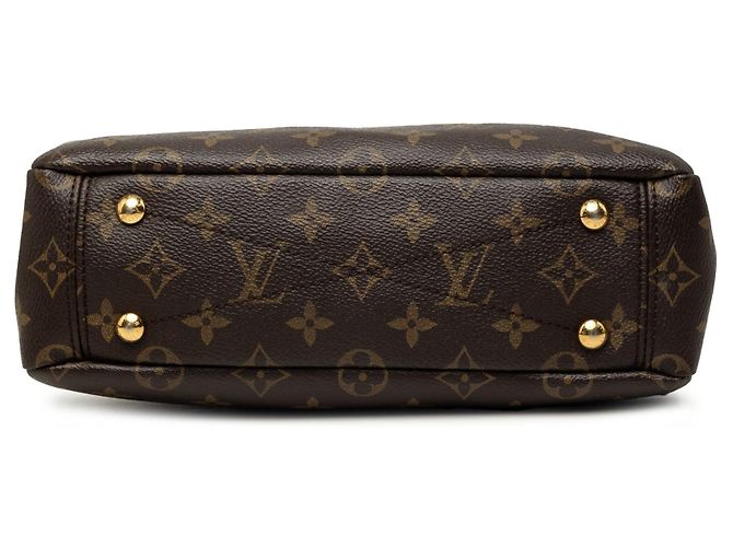 Borsa Satchel Louis Vuitton Monogram Pallas BB Marrone - vista 3