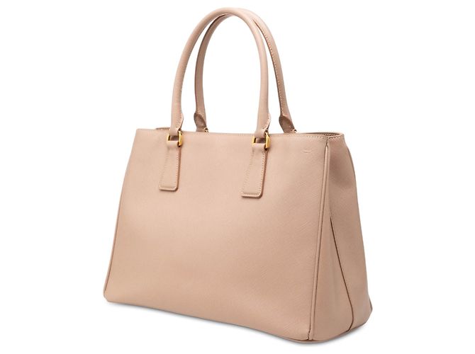 Borsa Prada Medium Saffiano Lux Galleria Beige - vista 2