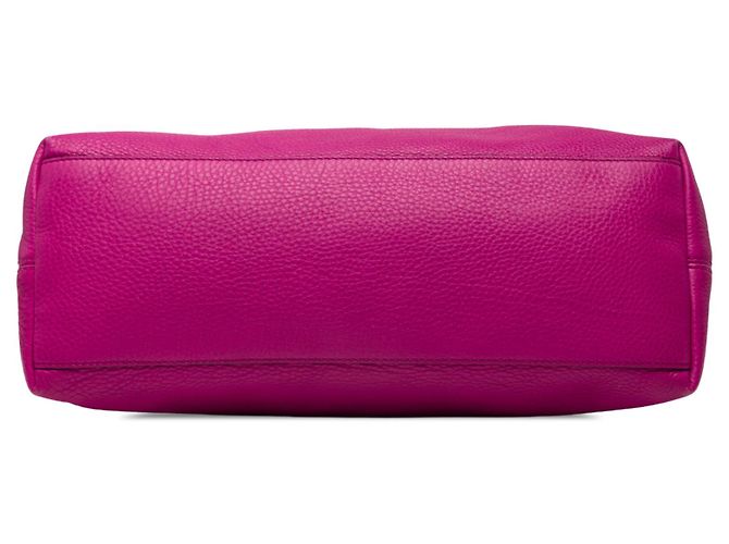 Borsa Tote Soho Chain Gucci Medium in pelle di vitello viola Porpora - vista 3