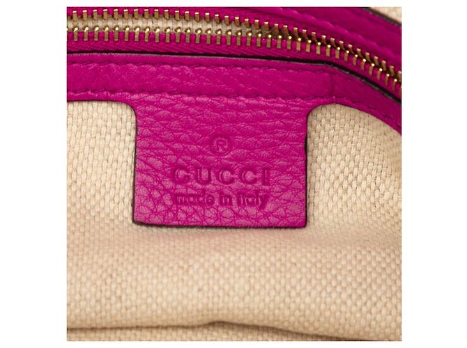 Borsa Tote Soho Chain Gucci Medium in pelle di vitello viola Porpora - vista 5