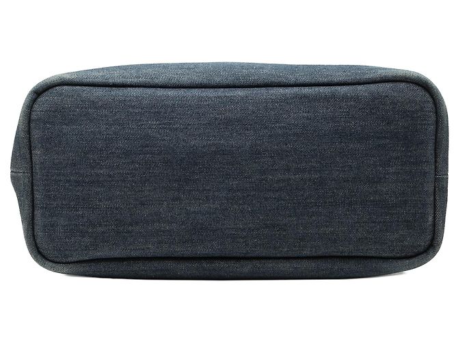 Blauer Prada Logo Denim Tote - Ansicht 3