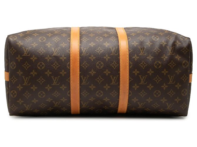Borsa da viaggio Louis Vuitton Monogram Keepall Bandouliere 50 Marrone - vista 3