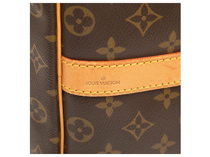 Borsa da viaggio Louis Vuitton Monogram Keepall Bandouliere 50 Marrone - vista 5