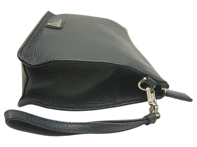 Pochette da polso Prada Vitello City blu - vista 15